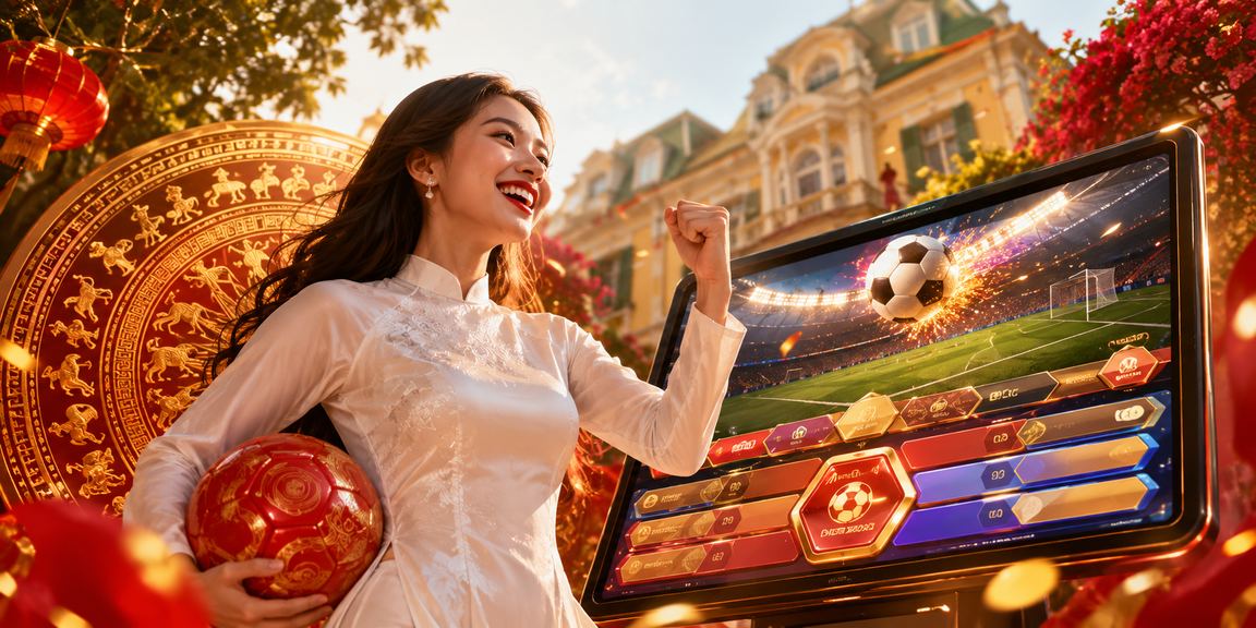 Người chơi tại Đà Lạt thưởng thức esports betting trong trang phục áo dài truyền thống